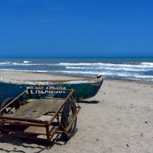 Fishing boat on the beach